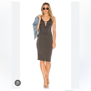 Indah tamales solid bodycon dress size xs